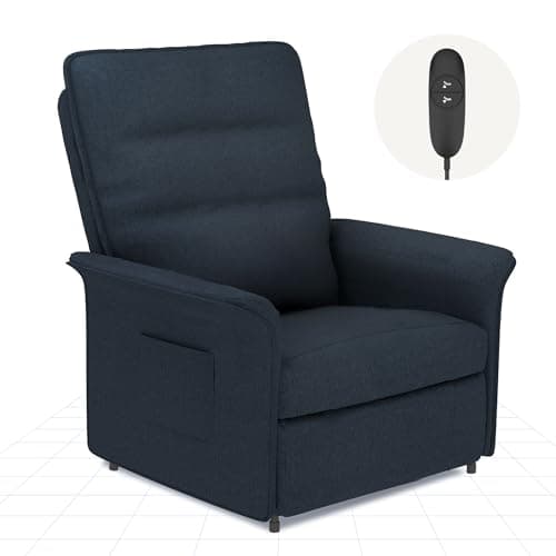 FLEXISPOT Fauteuil Relax Électrique, Fauteuil Inclinable avec Dossier Réglable 105°-155°, Fauteuil TV pour Chambre, Salon et Home cinéma, Gris Foncé