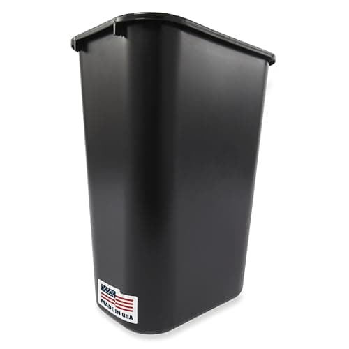 Rubbermaid Commercial Products FG295700BLA Poubelle Plastique Souple Moulé Rectangulaire 39 l Noir