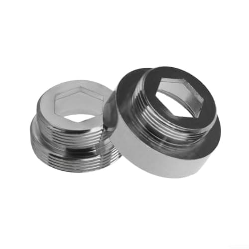 Allthingstore Connecteur aérateur de robinet en laiton filetage extérieur robinet de cuisine adaptateur multi-filetage tuyau d'arrosage pour connecteurs mâle vers femelle (filetage intérieur 18 mm-22