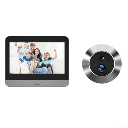 Caméra judas numérique HD pour appartement, moniteur couleur 4 3 pouces, connectivité WiFi
