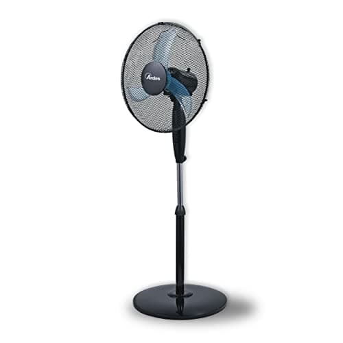 ARDES - AR5AM40PB Ventilateur sur pied Puissant et silencieux, 3 pales de 40 cm, oscillant, réglable en hauteur et en inclinaison Ventilateur sur pied Ardes 3 Vitesses Penny