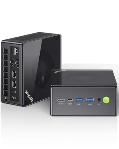 GMKtec Gaming Mini PC K8 Plus AMD Ryzen 7 8845HS (8C/16T, jusqu'à 5,1 GHz) 32 Go de RAM DDR5 1 to SSD, Ordinateur de Bureau Oculink/Dual NIC 2,5G/WiFi 6/BT5.2/HDMI 2.1/USB4/USB3.22 + USB2.0