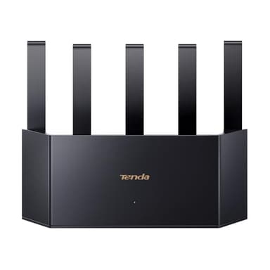 Tenda Routeur Wi-Fi 6 AX1500 Mbps Gigabit Double Bande - Routeur Sans Fil 5GHz/2.4GHz - 4 Ports WAN/LAN Gigabit, 5 Antennes Externes, Mode Point d'Accès Répéteur, Wi-Fi +, WPA3, VPN, Contrôle Parental