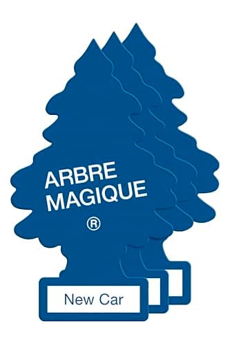 Arbre Magique Kit de 3 parfums désodorisants au pin New Car Senteur longue durée pour la voiture, la maison, le bureau, etc, bleu