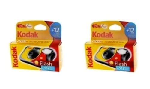 Appareil photo jetable Kodak Fun Flash - 39 poses, lot de 2