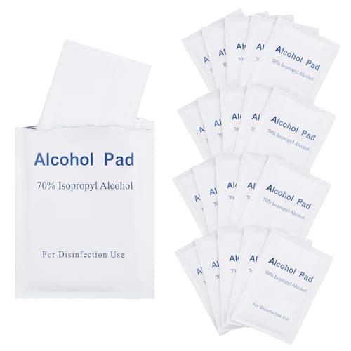 Lot de 20 Lingettes Nettoyantes,15X15CM Désinfectant Les Lingettes,Lingettes Jetables Nettoyantes Portables Emballés Individuellement Tampons Imbibés D'alcool pour Les Appareils Photo,Lunettes,Écran