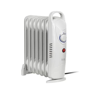 Radiateur électrique à bain d'huile 800 W (7 nervures), radiateur avec thermostat