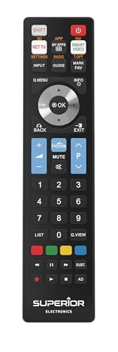 Superior LG Replacement Télécommande de Remplacement Universelle Compatible avec Tous Les téléviseurs et Smart TV de Marque LG - Prêt à l'emploi sans Programmation