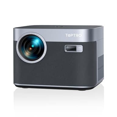 【Auto Focus/Keystone】 Vidéoprojecteur 4K WiFi 6 Bluetooth 30000 Lumens FHD 1080P, TOPTRO Projecteur 4K Supporté avec Android TV, RétroProjecteur Scellé Anti-Poussière pour Phone/TV Stick/PS5/HDMI/USB