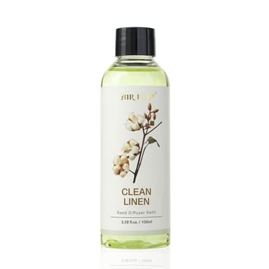 Airkeep Recharge Diffuseur de Parfum Clean Linen, Diffuseur de Parfum Batonnets Diffuseur Parfum pour la Chambre, la Salle de Bain, Le Bureau et la Décoration Intérieure