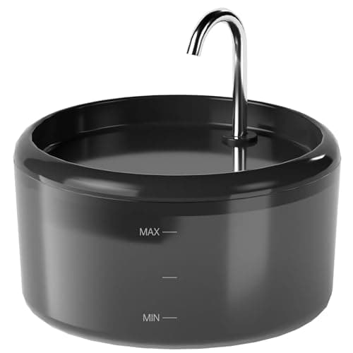 Fontaine a Eau Chat Automatique: Fontaine à Eau pour Chat Robinet - 2,4L Fontaine Chaton Electrique Silencieuse - Distributeur Eau Petit Chien Connectee avec Led -Plastique Abreuvoir Animaux Interieur