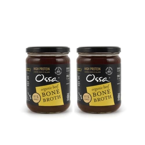 Ossa Beef Ambient Bone Broth, High-Protein Broth, Preservative-Free Soup & Cooking Essential, Keto & Paleo-Friendly Soup Maker for Gut Health & Digestion, 515 mL