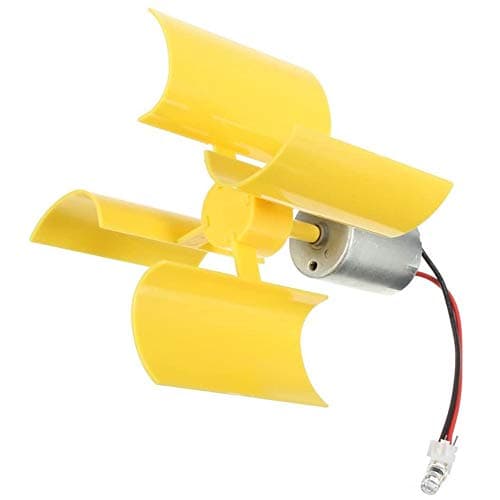 POFET Générateur de Vent Vertical, Générateur d'Énergie Éolienne Kit de Générateur de Vitesse DIY pour Générateur d'Éoliennes