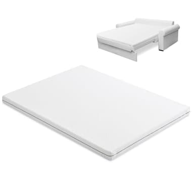ErossConfort Matelas 120 x 180 cm pour canapé lit, système Italien, déhoussable, Lavable, Respirant, hypoallergénique, Noyau Mousse HD fermeté Moyenne supérieure. Canapé Non Inclus.