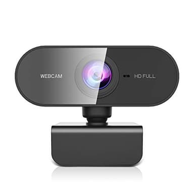 Webcam 1080P,Full HD Camera PC Grand Angle 90 °avec Microphone Antibruit,Caméra USB Plug Play pour Ordinateur Bureau Portable Mac,Web Cam Linux Streaming Youtube Skype Appel Vidéo Zoom Vidéoconférence