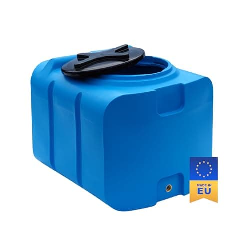Varile Réservoir d'eau Potable 200L Bleu | sans BPA | Filetage en Laiton 3/4" intégré | Fabriqué en UE | Convient pour Les Aliments.