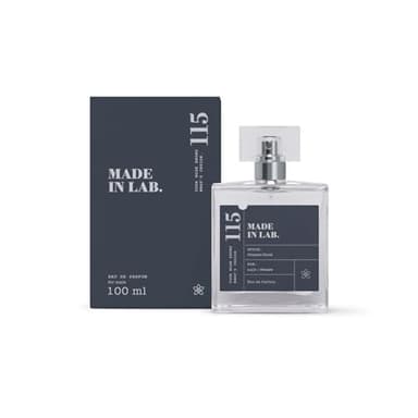 Made in Lab – Parfum unisexe, parfum homme et femme, 100 ml, pendentif inspiré comme eau de parfum pour homme et femme, parfum femme, parfum pour homme, parfum pour homme – 115 Bacarat Rougge 540