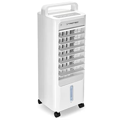 TROTEC Aircooler PAE 12 Refroidisseur d'air 3 en 1 climatiseur mobile ventilateur humidificateur 3 vitesses de ventilation réservoir de 3 l refroidissement par évaporation filtre à air