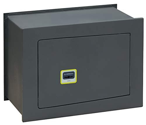 ARREGUI Ideal 10 281340 Coffre-fort encastrable avec serrure à clé, coffre-fort de sécurité à emmurer, coffre fort mural pour particuliers & professionnels, haute sécurité, moyen, 28 x 38 x 20 cm, 13L