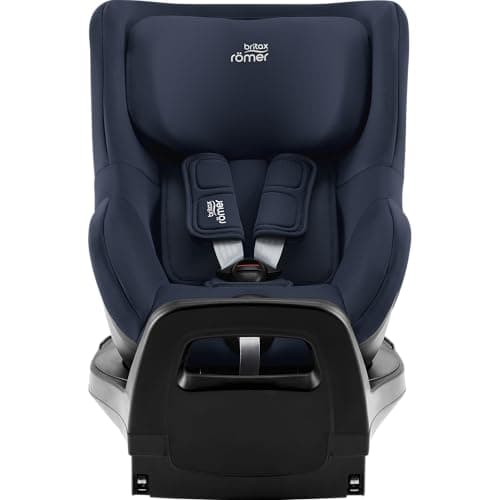 Britax Dualfix Pro M Siège auto pour bébé/enfants/tout-petits - 3 mois à 4 ans - Face à l'avant et à l'arrière - Harnais à 5 points extra sûr - Rotation à 360 degrés - Fabriqué en Allemagne - Bleu