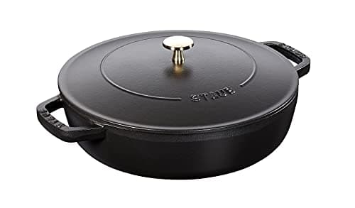 STAUB Chistera en fonte, noir, 24 cm