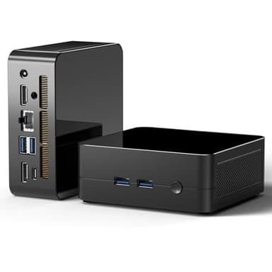 AskHand Mini PC Gamer AMD Ryzen 5 3550H(4C/8T 3.7 GHz) 16GB DDR4 RAM 512GB SSD, Mini Computer Desktop Windows 11 Pro/WiFi 6/ BT-5.2/ USB*4/ HDMI*2/USBC 3-Screen Output Radeon Vega 8 Graphics(4K@60Hz)