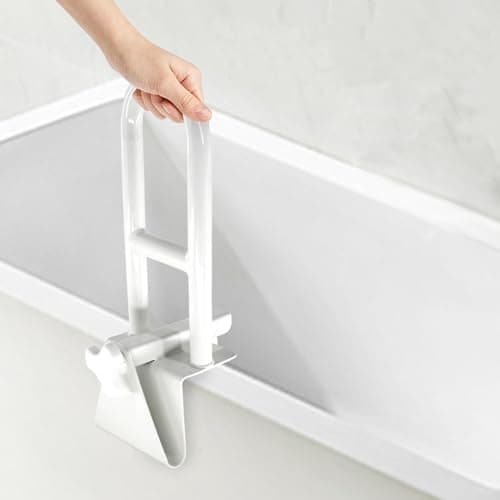 Aide à l'accès à la baignoire pour les personnes âgées, barre d'appui pour baignoire, Barre d'Accès au Bain Edge avec largeur réglable Jusqu'à 136 KG Fixation portante Sans perçage