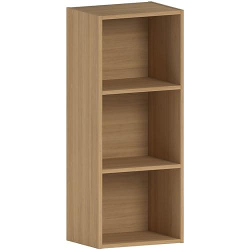 Vida Designs Oxford Bibliothèque Cube à 3 étages, Chêne, 3 Tier