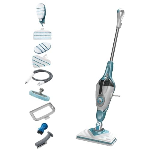 Black + Decker BHSM166DSM-QS Balai vapeur 2 en 1 1600 W avec tête delta