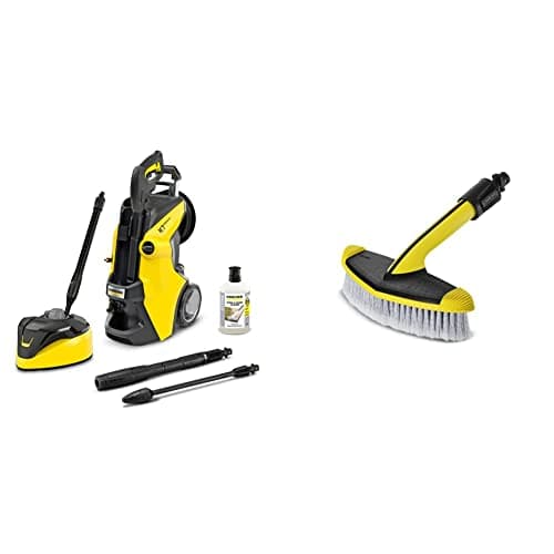 Kärcher Nettoyeur Haute Pression K 7 Premium Power Home, Pression : 180 bar, Débit : 600 l/h & 2.643-233.0 - Brosse triangulaire accessoire pour nettoyeur haute pression