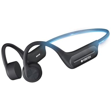 Voistek Casque Conduction Osseuse Bluetooth 5.3, Écouteurs sans Fil pour la Natation, Micro Intégré, Lecteur MP3 Étanche IP68, Écouteurs Étanches pour la Natation, Le Cyclisme et Le Sport(Gris)