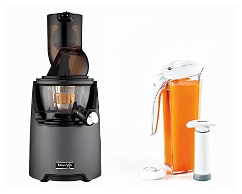 Kuving's - Extracteur de jus vertical EVO820 + kit de conservation de jus sous vide - Anthracite