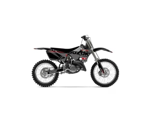Kit Deco Moto Cross Grade Compatible avec Suzuki 125 RM Noir