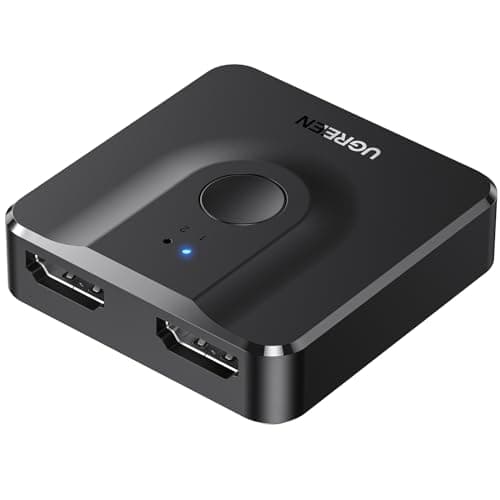 UGREEN Switch HDMI 4K 60Hz 2 Entrées 1 Sortie Commutateur HDMI 2K 1080P 120Hz 3D HDR CEC Dolby Atmos Compatible avec PC PS5 PS4 Switch Xbox One 360 Chromecast TV Box Moniteur Projecteur VR (Noir)