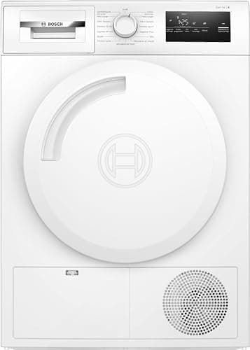 Bosch WTN83209FR Série 4, Sèche-linge à condensation, 8kg, 112 L, Design Antivibration, Blanc