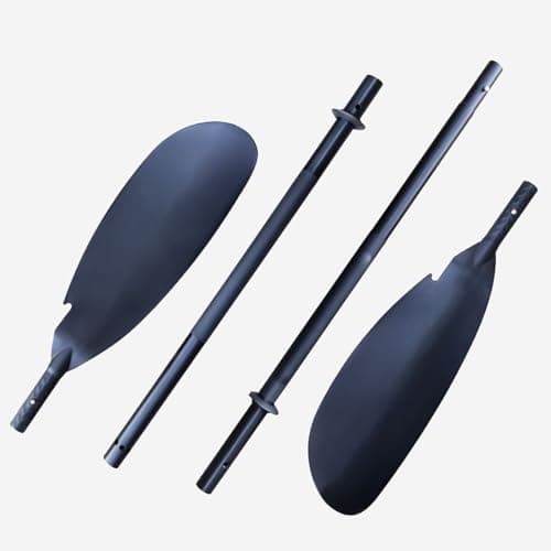 Pagaie De Kayak, Pagaie en Fibre De Carbone De Première Qualité, Pagaie en Alliage D'aluminium Pagaie De Kayak, Lot De 4, 220 Cm (86 Pouces) Pagaie De Kayak pour L'aviron Et Le Canoë-Kayak