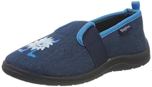 Playshoes Mixte Enfant Chaussons, Monstre, 30/31 EU