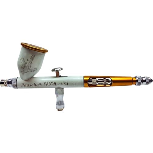 Paasche Cerakote Coated Airbrush Aérographe, Métal, Blanc