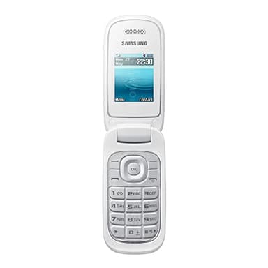 Samsung Téléphone mobile E1272 (4,5 cm (1,77") 160 x 128 pixels TFT 32 Mo Dual SIM,) 2 g Blanc