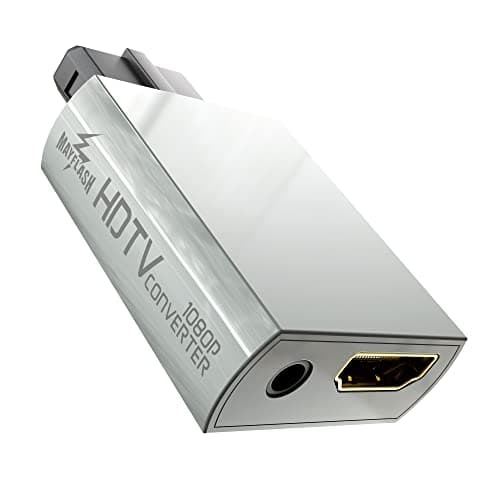 MAYFLASH Convertisseur N64/GC/SNES/SFC vers HDMI 1080p pour Appareil Full HD, Adaptateur avec Prise Audio 3,5 mm et Sortie HDMI Compatible avec N64, GC, SNES, SFC, HDTV