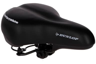 Dunlop Vehicle Selle de Vélo en Gel 265 x 185 mm PU Noir PU 265 x 185 mm