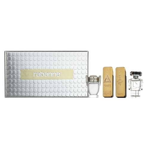 Paco Rabanne Mini coffret cadeau de toilette pour homme (4 x 0,2 fl oz) variété de voyage miniature