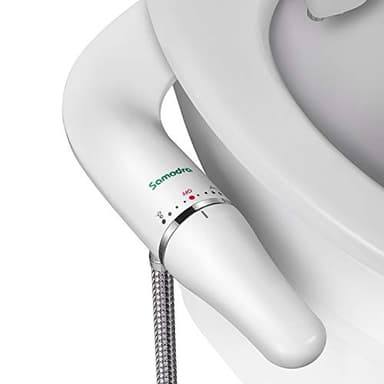 Samodra Bidet,Pulvérisateur de bidet non électrique ultra-mince pour toilette avec, accessoire de toilette bidet à double buses