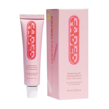 Sérum éclaircissant et nettoyant Faded - Sérum éclaircissant et purifiant pour les taches sombres et les décolorations - Réduit la décoloration, les marques post-clémiques, les cicatrices et les