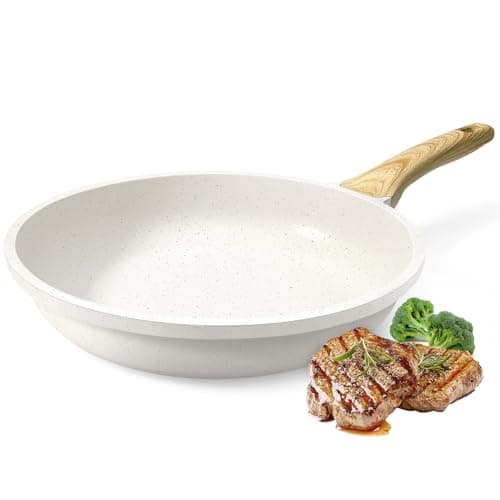 GiPP Poêle à frire antiadhésive en céramique - 24 cm - Saine et non toxique - Adaptée à l'induction - Sans PFAS et PFOA - Passe au lave-vaisselle - Poignée froide
