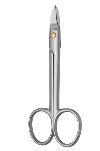 Ciseaux à ongles pour les pieds - Lame droite - Poignée extra longue pour un effort serré et plus d'effet de levier - Aiguisés à la main en acier inoxydable poli