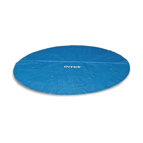 INTEX - Bâche à bulles Intex Ø 3.66 metres - Pour piscine tubulaire 5,45x2,74m - Epaisseur 160 microns - Bleue