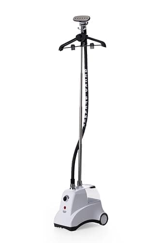 Défroisseur vapeur professionnel 2200 W, puissant et robuste, débit vapeur max. de 50 gr/min, réservoir d'eau 3.3 L Blanc