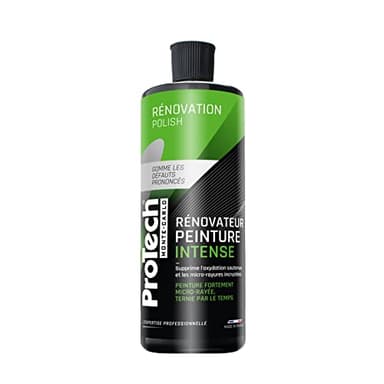ProTechMC | Rénovateur de Peinture Intense pour Voiture | Efface Rayure Voiture, Oxydation | Polish Voiture | Ravive la Peinture | Compatible Toutes Peintures (Hors Mates) | Made In France | 500 ml