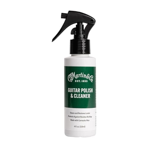 MARTIN & CO. - 18A0134 MARTIN GUITAR POLISH Nettoyant idéal Nettoyage et Entretien des guitares avec finition brillante, Fabriqué uniquement avec des ingrédients de haute qualité, avec de la cire de
